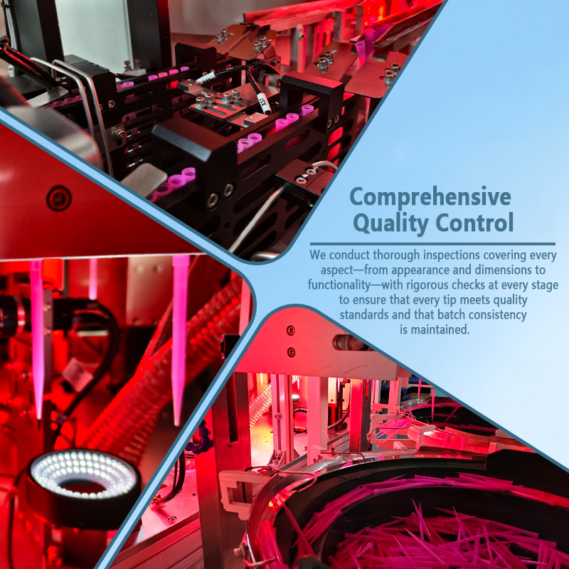 Automated Visual Inspection Machine for Pipette Tips | Fully Automated Visual Inspection for Pipette Tip Feeding, Appearance, and Dimensions | Customizable
