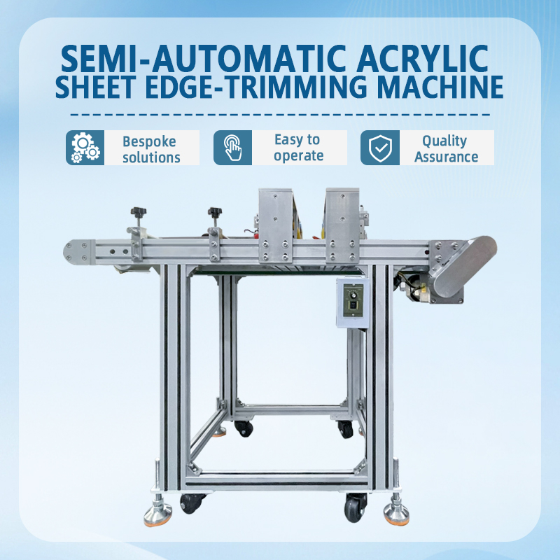 Semi-automatic Acrylic Sheet Edge Scraper | Automatic PMMA Plastic Sheet Edge Scraping and Trimming Equipment | Customization Available