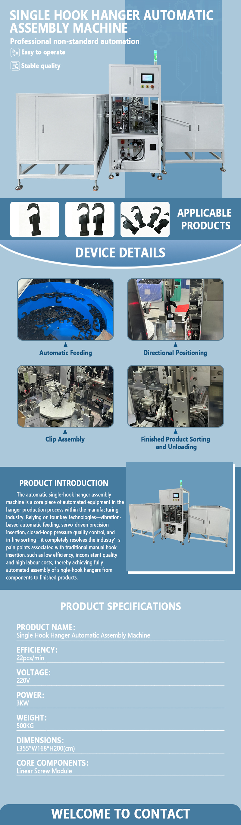 Automatic Single Hook Clothespin Assembly Machine | Fully Automatic Single Hook Clothespin Feeding, Positioning, and Assembly Equipment | Customizable