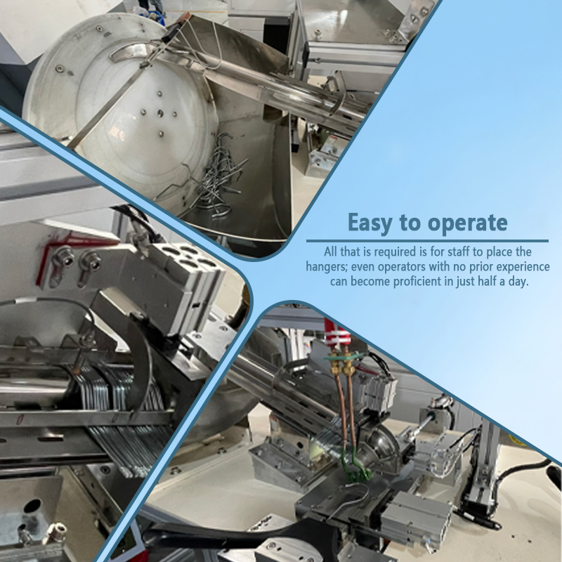 Semi-automatic hanger hook installation machine | Hanger hook assembly equipment | Plastic hanger hook installation machine | Customizable