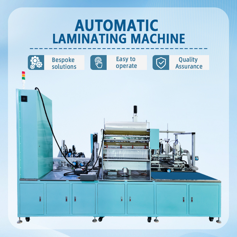 Automatic laminating machine | Fully automatic product surface laminating equipment, automatic feeding and positioning film applicator | Customizable