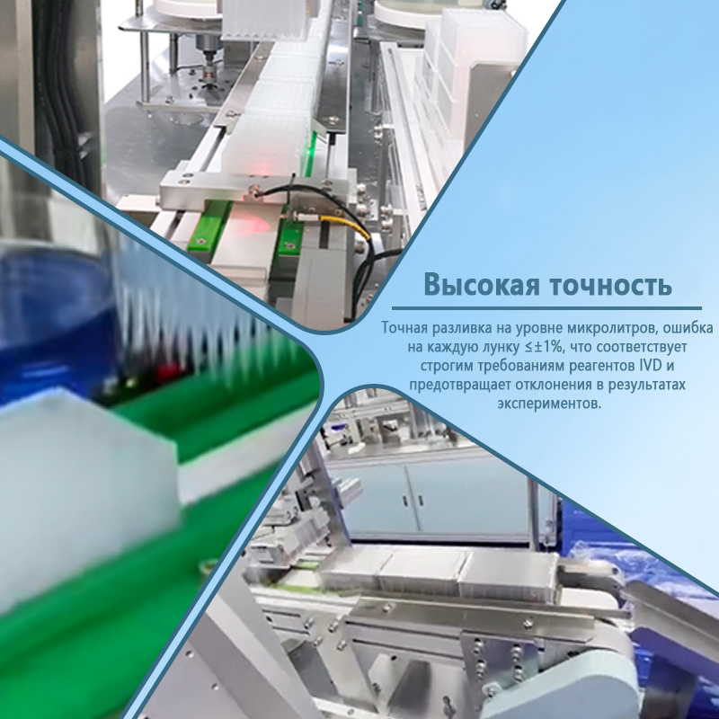 Автоматическая установка для наполнения и запайки глубоколуночных планшетов на 96 лунок | Полностью автоматическое оборудование для объемного дозирования и запайки глубоколуночных планшетов на 96 луно